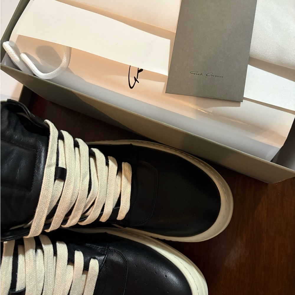 Rick Owens Black Geobaskets